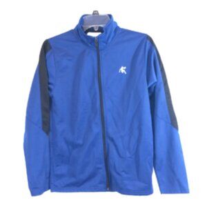 And1 Youth Track Jacket  (Size XL 14/16) Full Zipper Blue Black Athletic